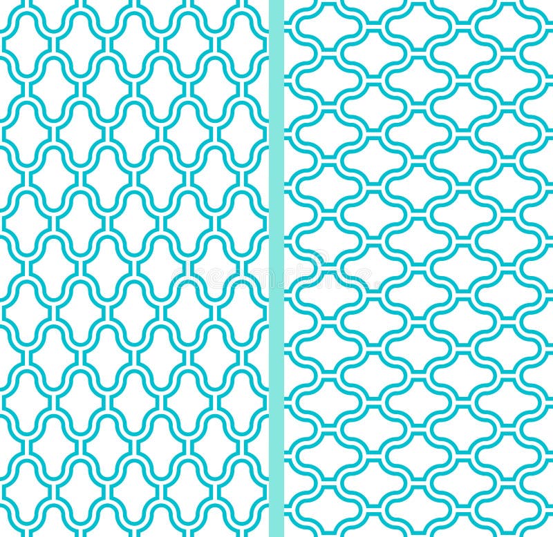 Two vector abstract lattice seamless patterns