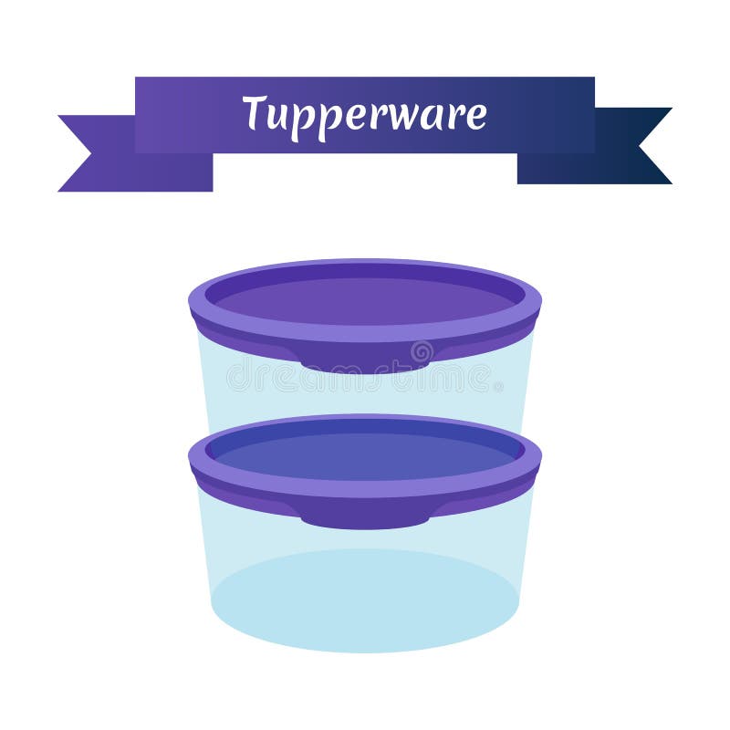 Tupperware Stock Illustration - Download Image Now - Plastic