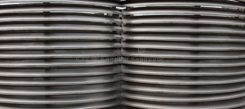 Two ventilation pipes