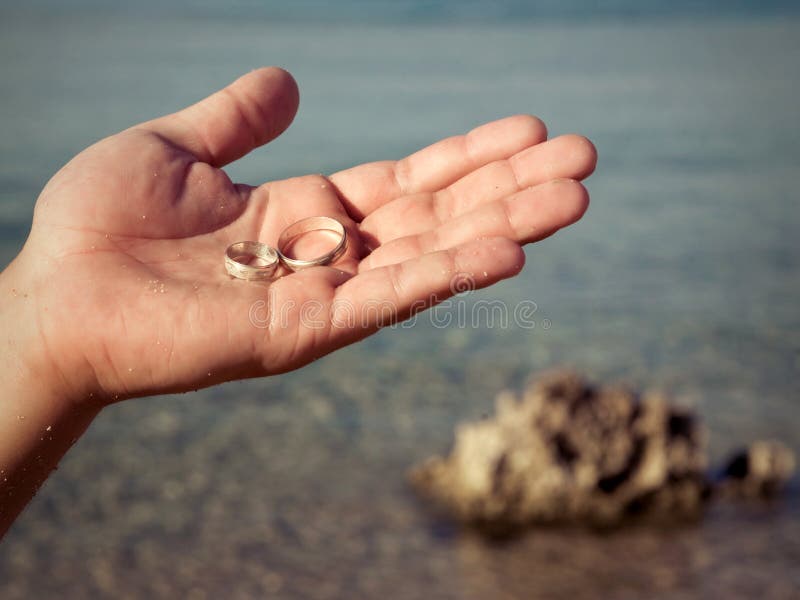 Two wedding rings stock images Two wedding rings stock images