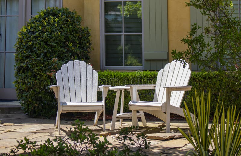 Empty Adirondack Chair stock photo. Image of empty 