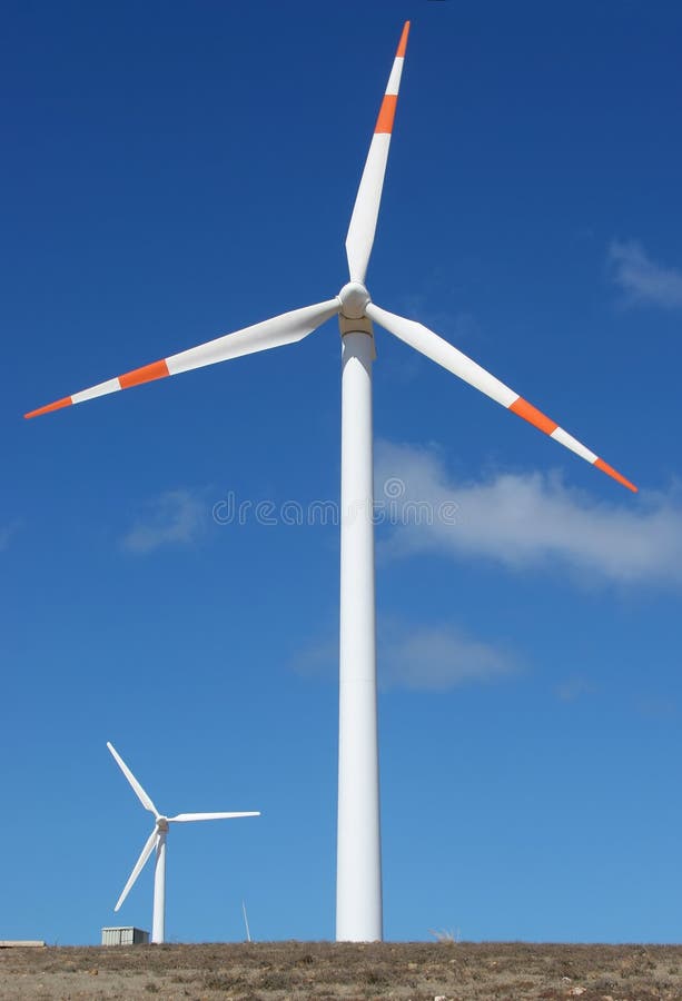 Two wind mill power generators