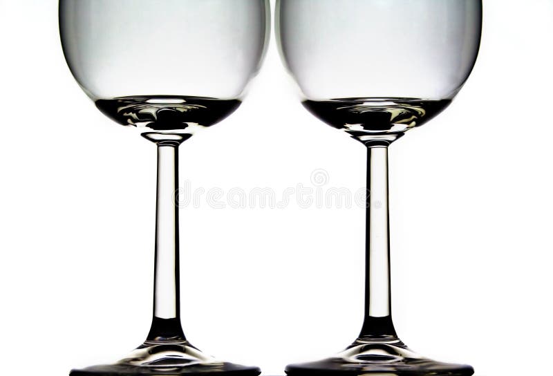 Two wine glasses stock photo. Image of alcohol, fragility 2080490
