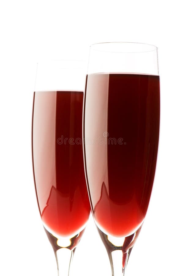 Two wine glasses