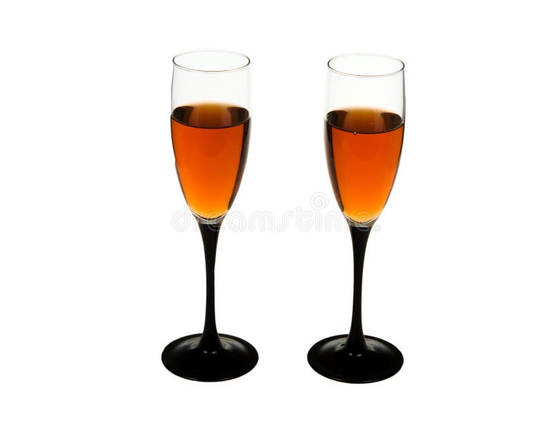 Two Wine Glasses With Wine Picture. Image 4088035