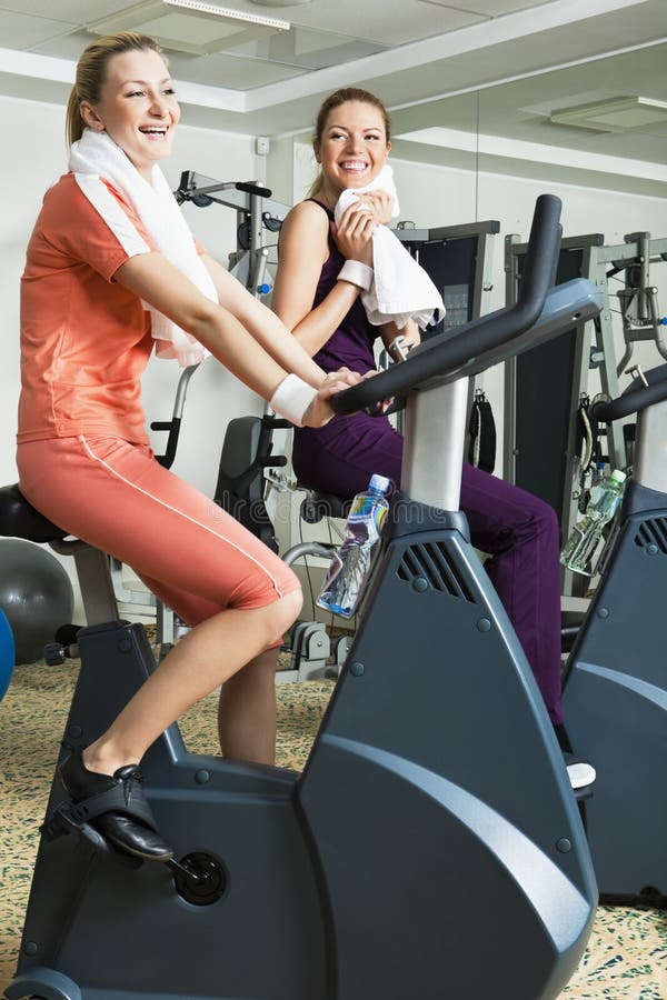 Two Women Working Out