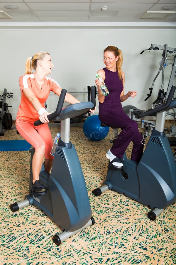 Two Women Working Out