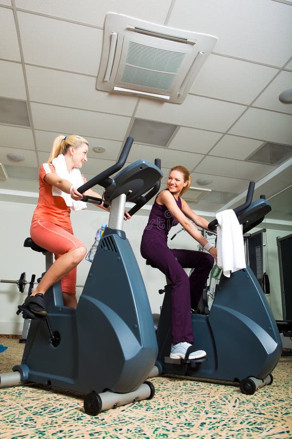 Two Women Working Out