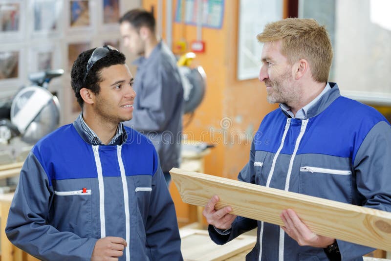 Two Wood Designer Working in Stock Photo Image of industry, 266507242
