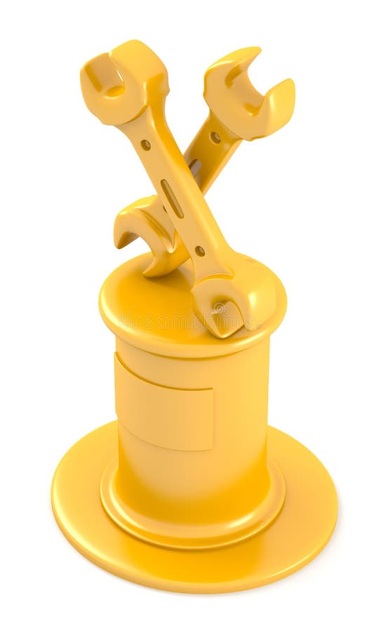 Gold Wrenches Stock Illustrations 30 Gold Wrenches Stock