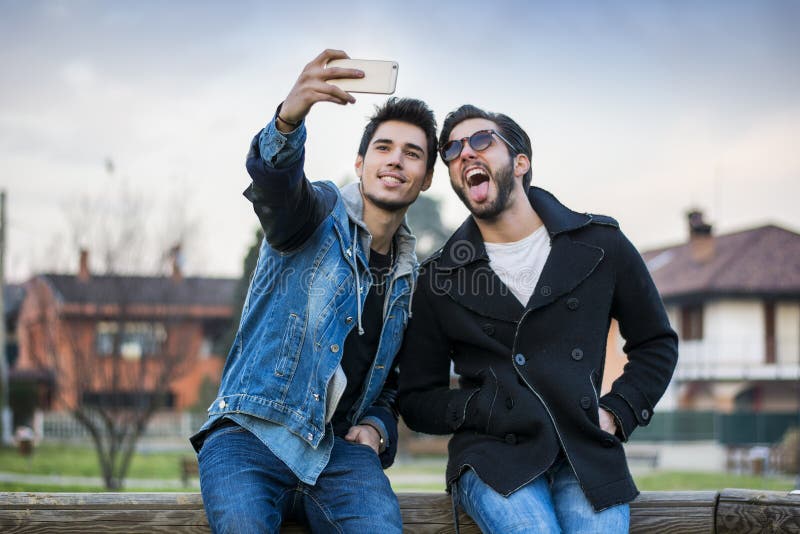 Two young men