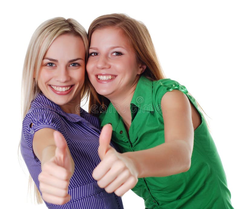 Two young women