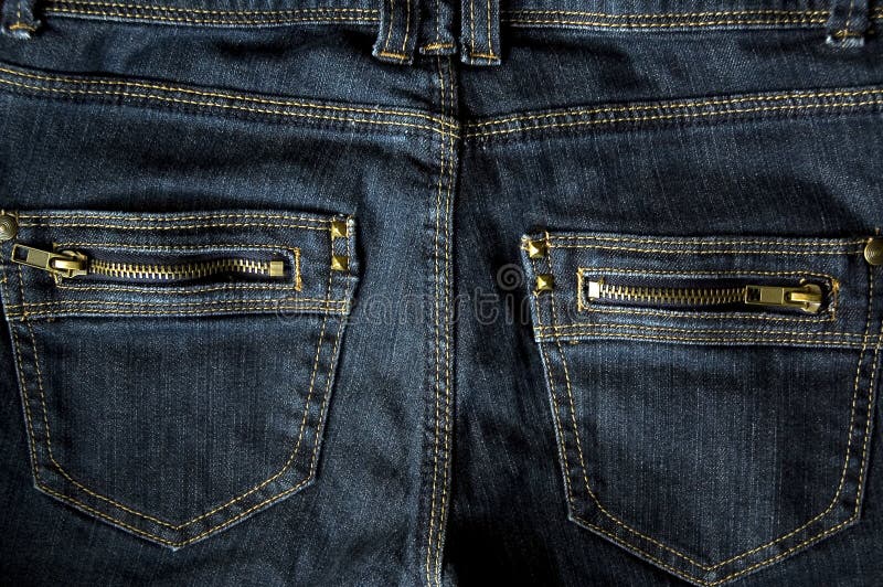 Jeans Back Pocket Zip Stock Photos - Free & Royalty-Free Stock