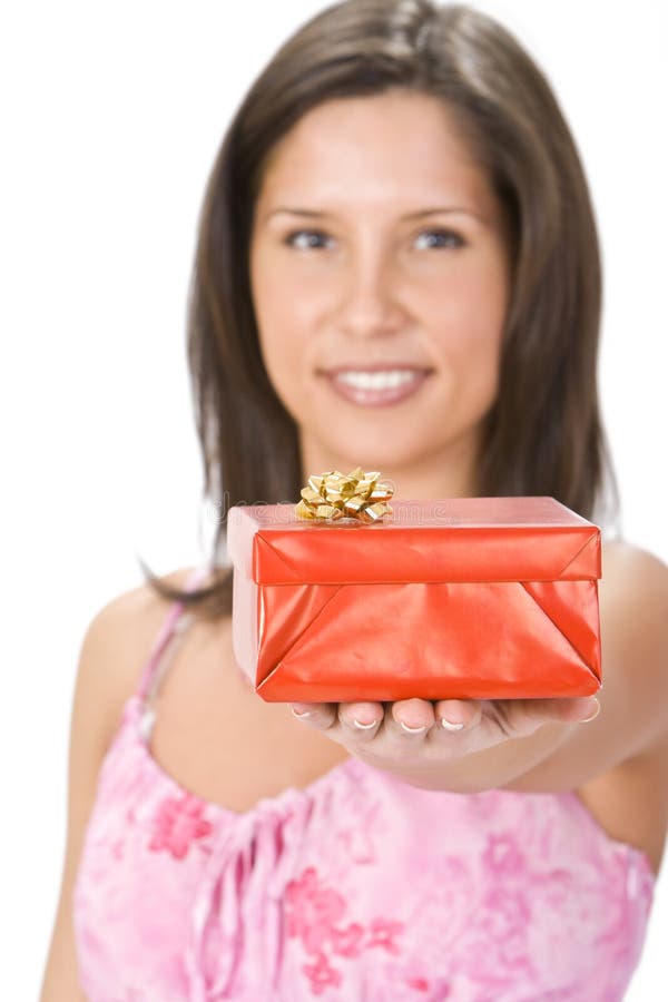 Twój dar pudełkowata czerwone.