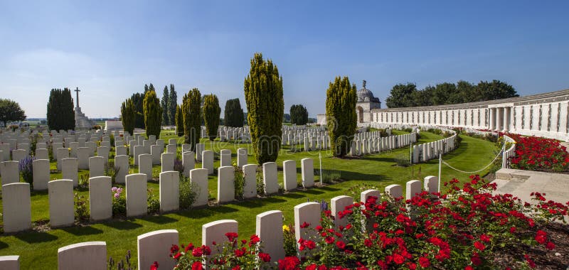 Tyne Cot Cemetery nel Belgio