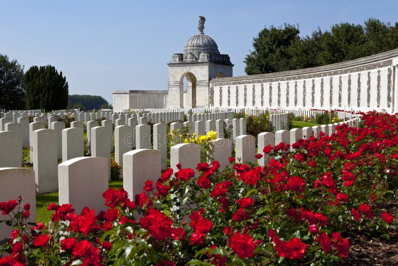 Tyne Cot Cemetery in Ypres