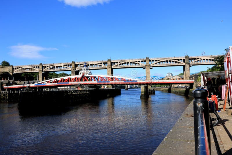 Tyneside-Kai stockfotografie Tyneside-Kai stockfotografie