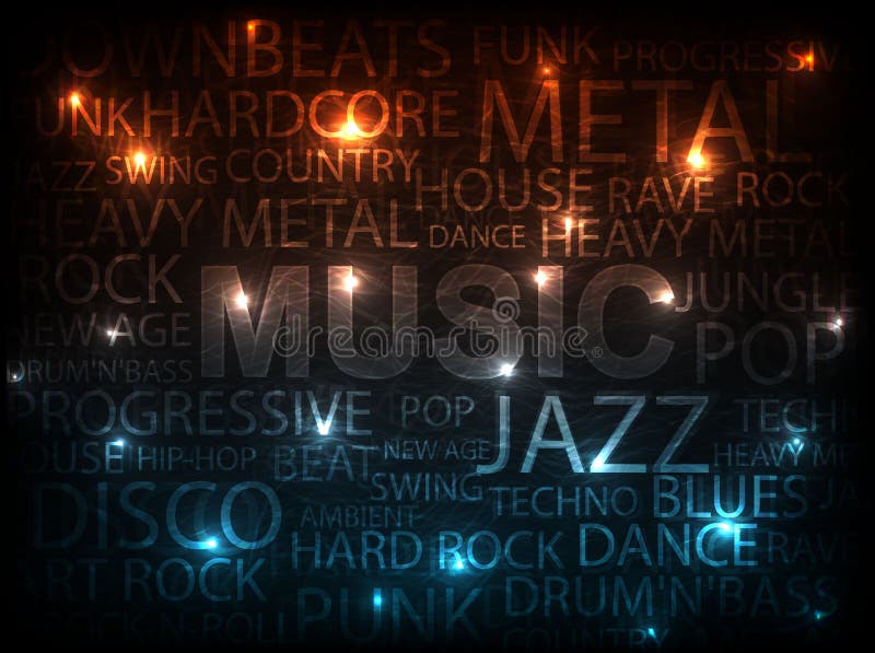 Style musical illustration de vecteur