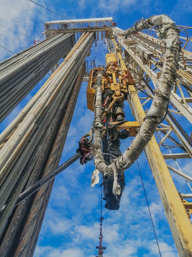 Type Derrick Inside from Bottom To Top Stock Photo Image of geology