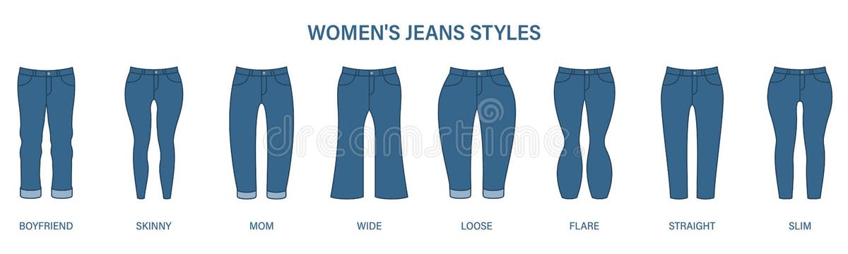 Flare Jeans Stock Illustrations – 364 Flare Jeans Stock Illustrations ...