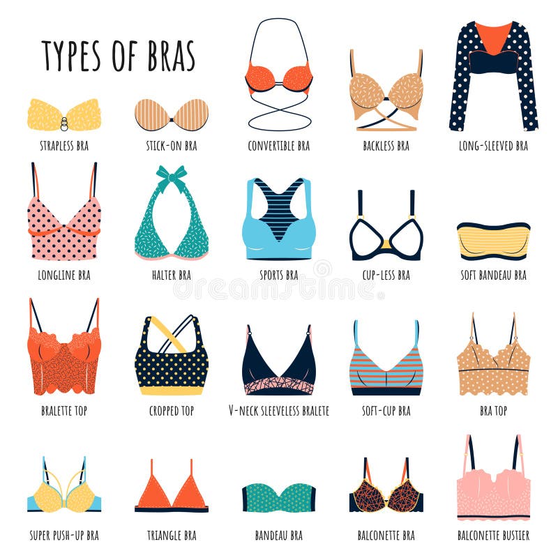 Types Bras Stock Illustrations – 68 Types Bras Stock Illustrations, Vectors  & Clipart - Dreamstime