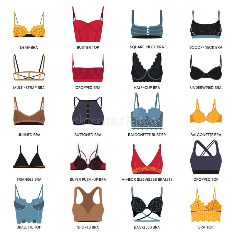 Bra Types Stock Illustrations – 211 Bra Types Stock Illustrations