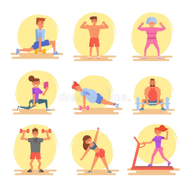 Exercise Types Stock Illustrations – 1,090 Exercise Types Stock  Illustrations, Vectors & Clipart - Dreamstime