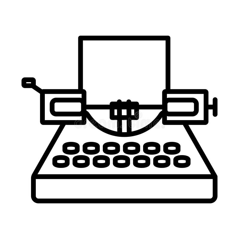 Typewriter Icon vector illustration