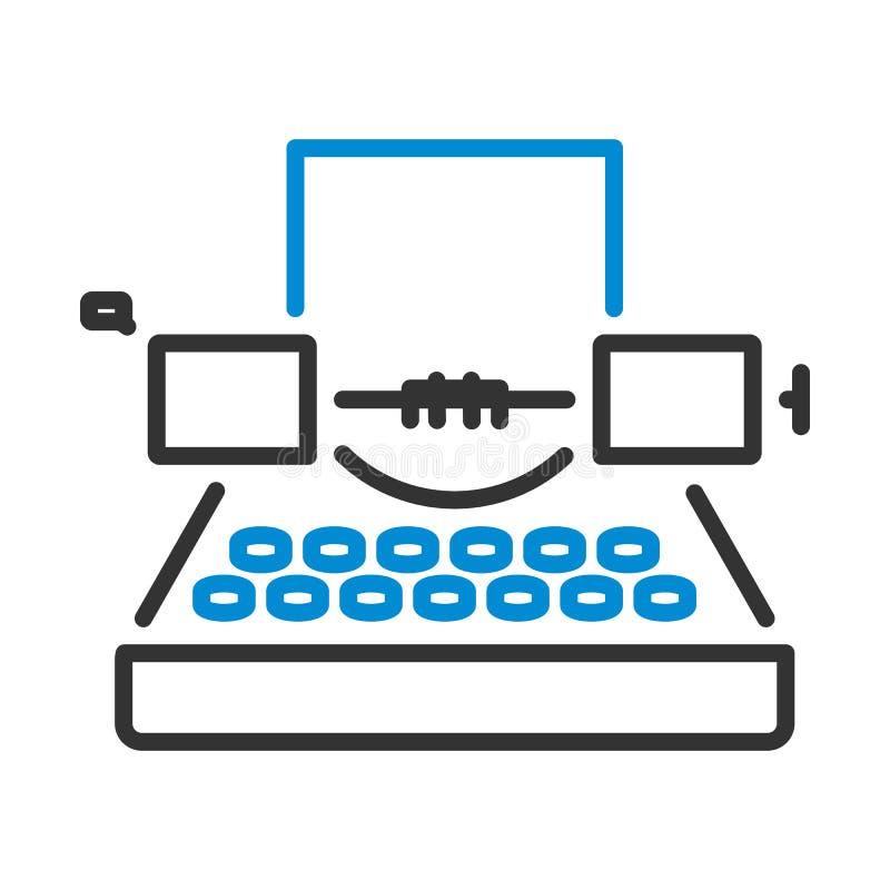 Typewriter Icon vector illustration