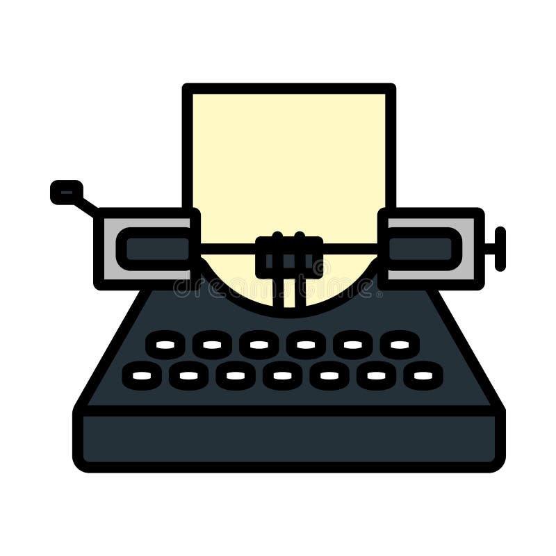 Typewriter Icon vector illustration