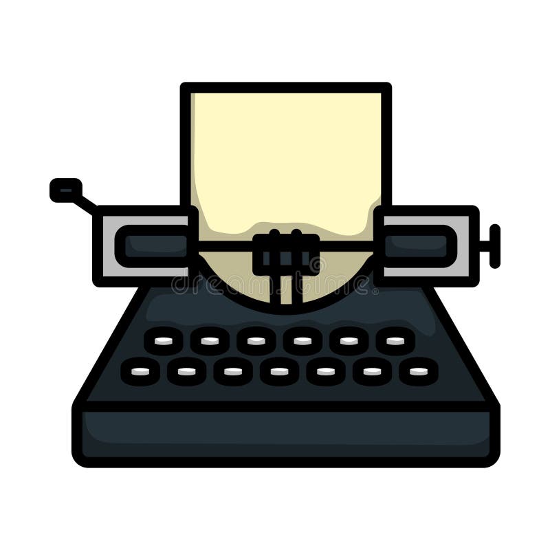 Typewriter Icon stock illustration