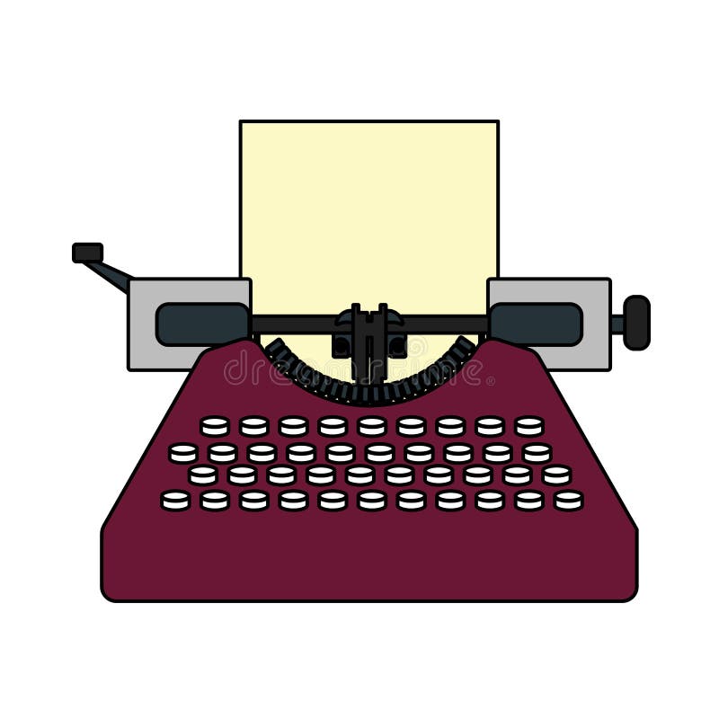 Typewriter Icon vector illustration