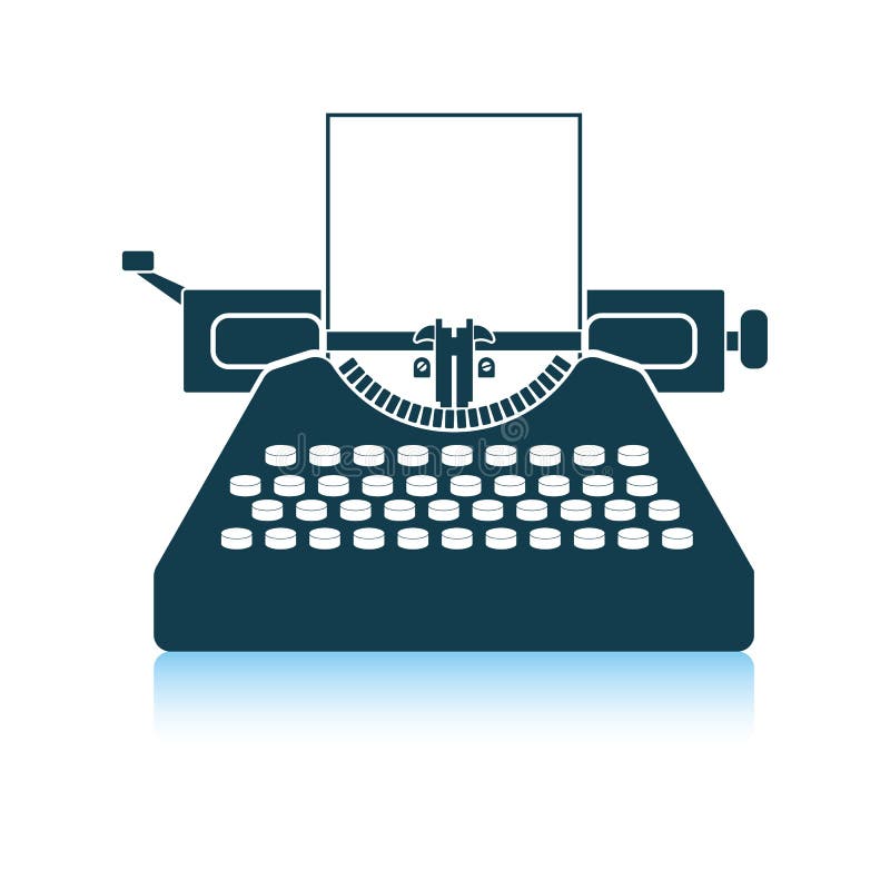 Typewriter icon vector illustration