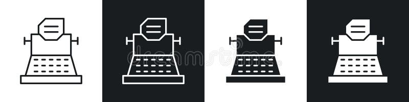 Typewriter icon vector illustration