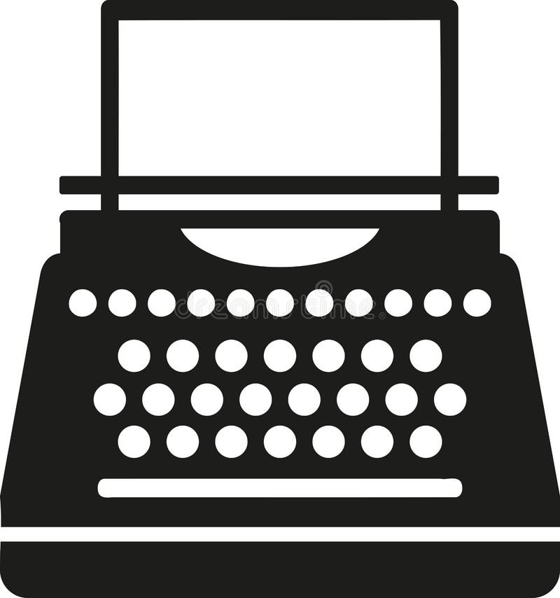 Typewriter icon vector vector illustration