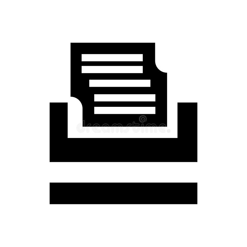 Typewriter icon vector sign and symbol isolated on white background, Typewriter logo concept stock illustration