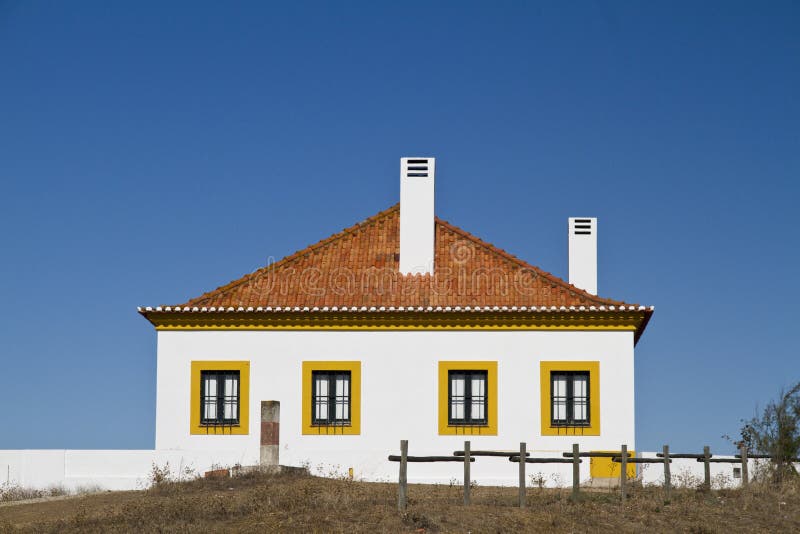 Typical Algarve house stock image. Image of typical, province 23591075