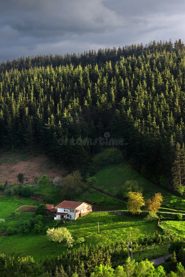 Typical Basque Country House Stock Photo Image of sunset, vasco 31010502
