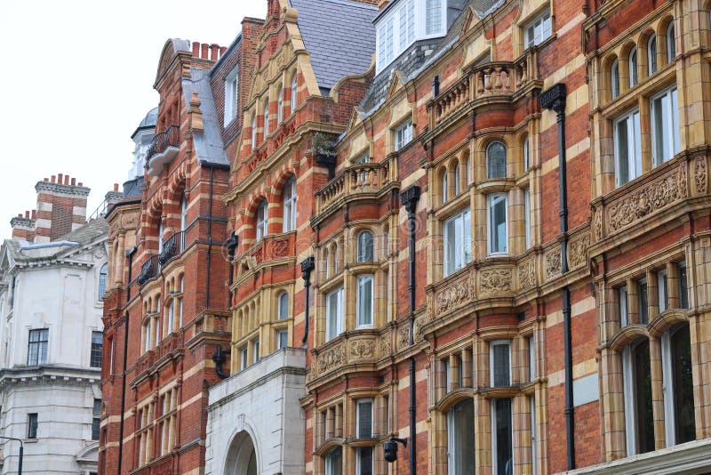 Typical Buildings of the Chelsea District in London Stock Photo - Image ...