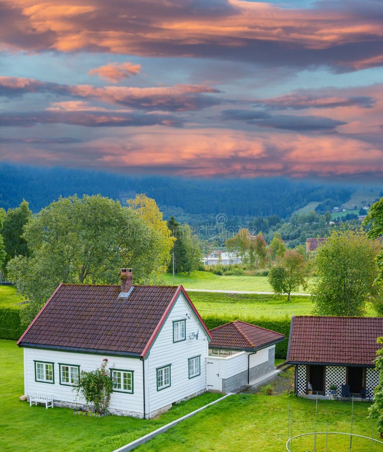 Typical Farm House in Norway Stock Photo Image of farm, home 256082284