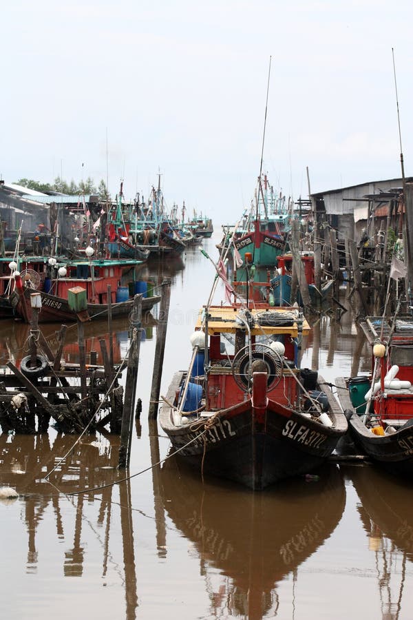 Malaysian Fishing Village editorial stock photo. Image of ...