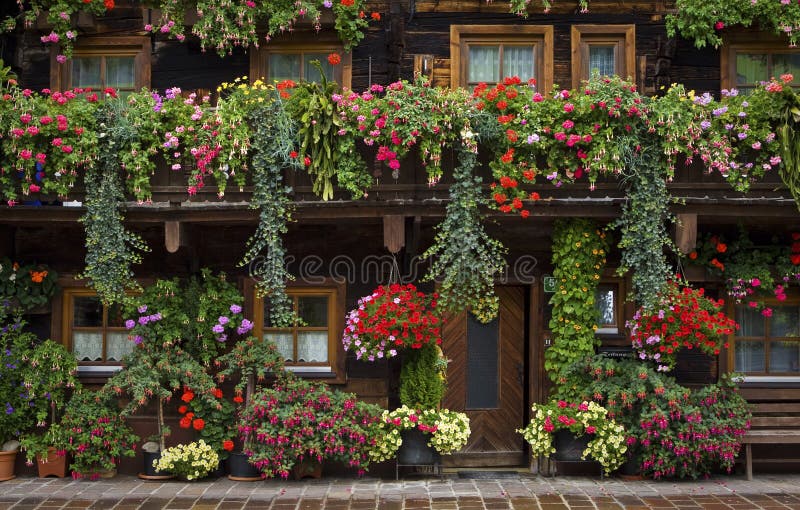 Typical floral adornments in Austria