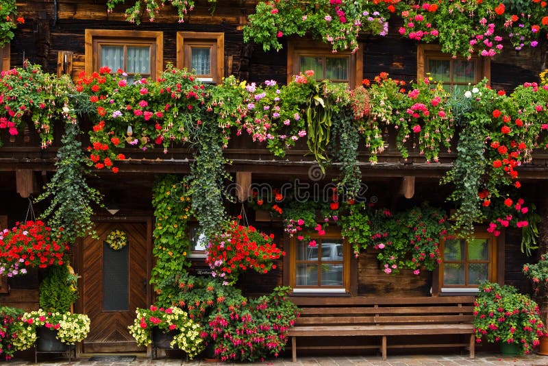Typical floral adornments in Austria