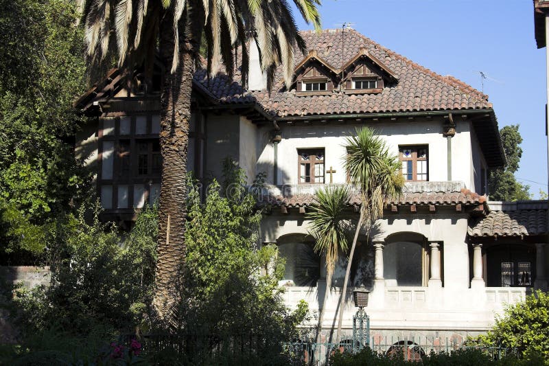 Typical House Santiago de Chile stock images Typical House Santiago de Chile stock images