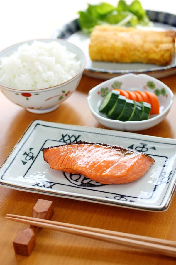 Typical Japanese Breakfast Image Stock Image Image of rolled, rice 23789307