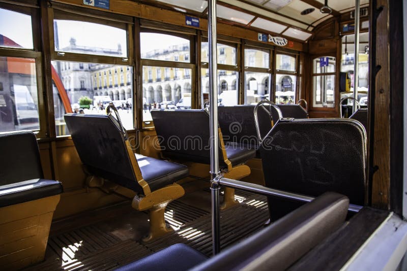 Typical Lisbon tram