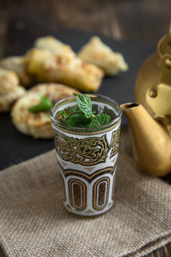 Typical Moroccan and Arabic Tea Stock Photo Image of moroccan, arabic