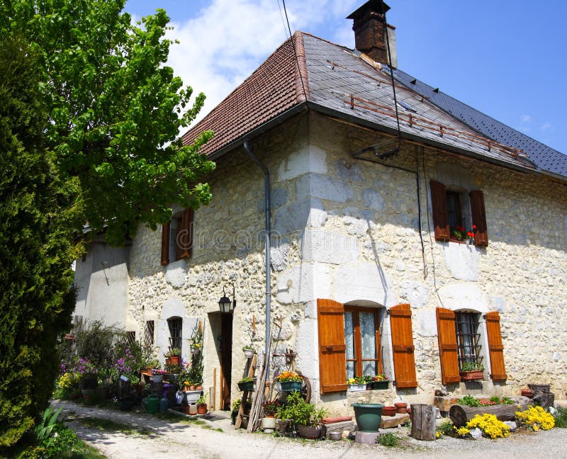 Typical old french house