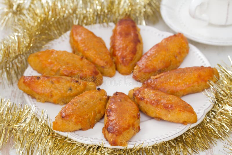 Typical portuguese Christmas cookies stock images