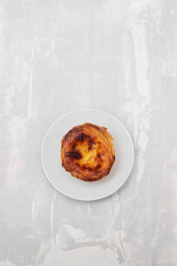 Typical Portuguese Egg Tart Pastel De Nata Stock Image - Image of ...